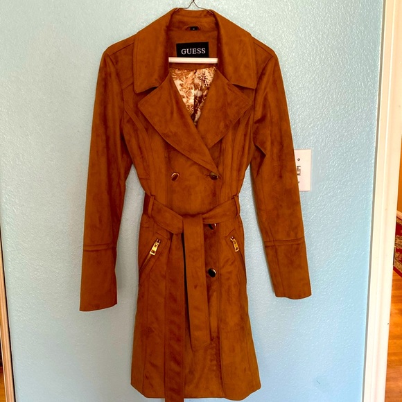 Guess Other - Women’s Guess faux suede Trench coat